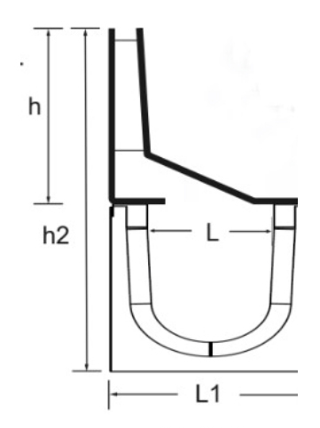 A18 Kanaleta z vtočno 2PR REGO INOX - slika 2