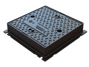 A35a LTŽ Pokrov z okvirjem 2PR-HD D400kN 500X500mm RE500